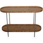 MesaApoioThemaBandejascorAmendoaSuaveBaseBronzeLight92cm72369