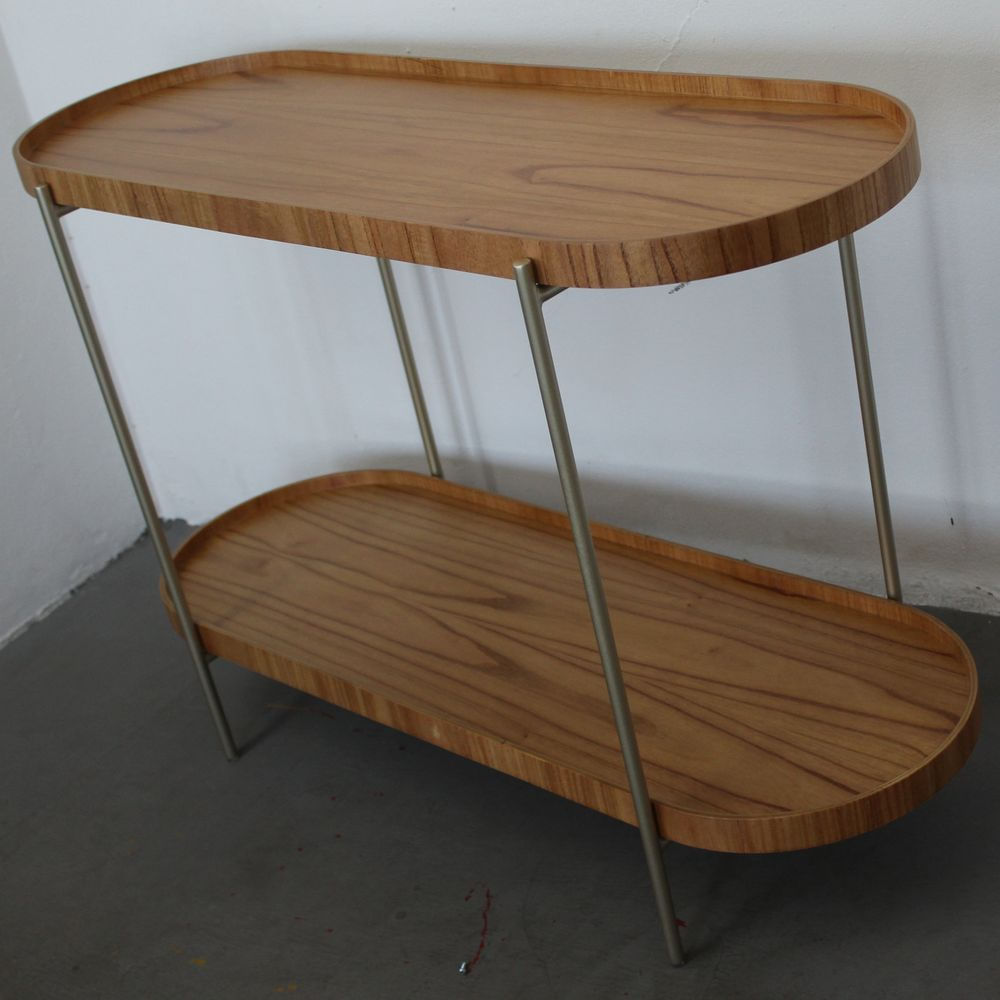 Mesa-Apoio-Thema-Bandejas-cor-Amendoa-Suave-Base-Bronze-Light-92-cm---72369
