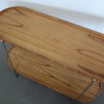 MesaApoioThemaBandejascorAmendoaSuaveBaseBronzeLight92cm72369