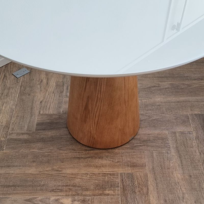 MesaJantarPiacenzaTampoVidroOffWhiteeBaseConeCastanho137cm72484