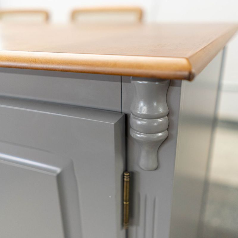 MesaIlhaFionaCinzaEscuro2Portas2Gavetas176cm59811