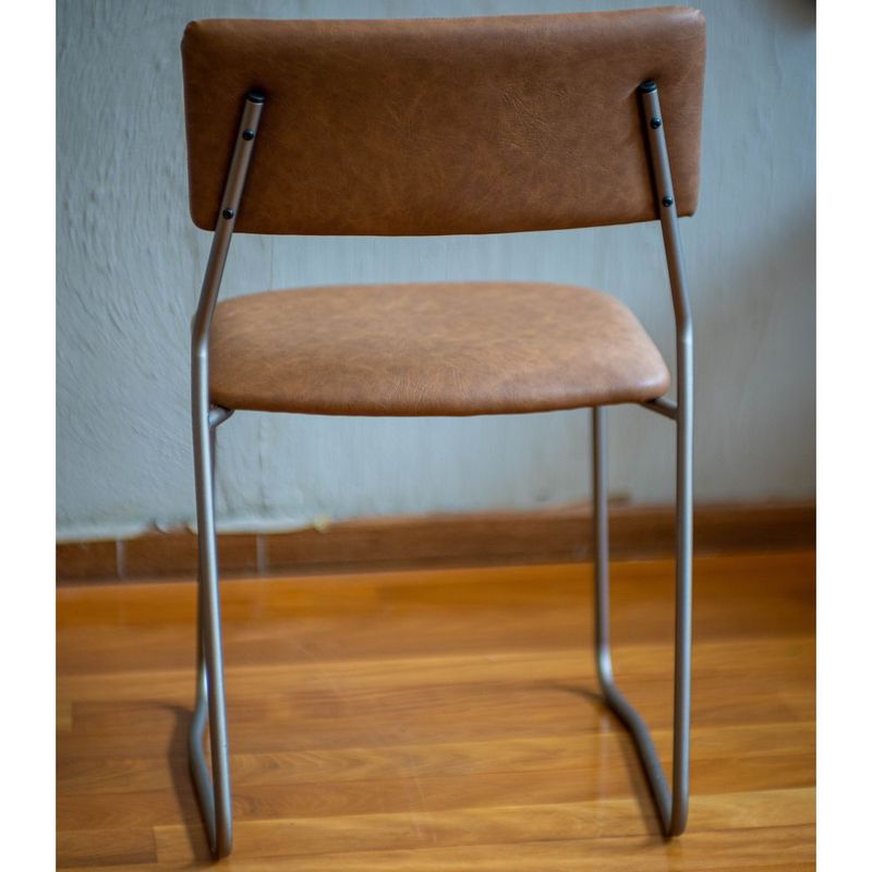 CadeiraLevonCouroNaturaleAcoGrafite66784