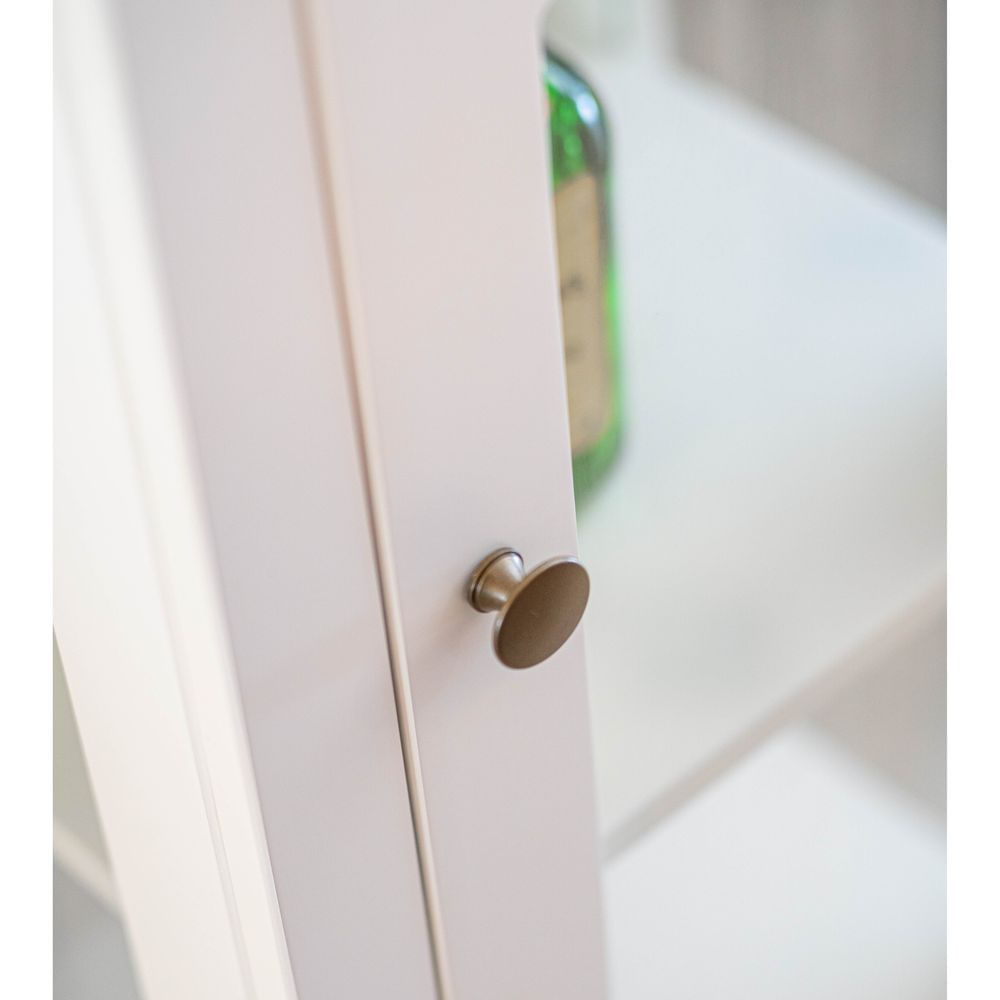 Cristaleira-Laura-1-Porta-cor-Branco-com-Amendoa-180-cm---59943