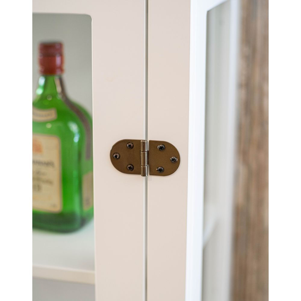 Cristaleira-Laura-1-Porta-cor-Branco-com-Amendoa-180-cm---59943