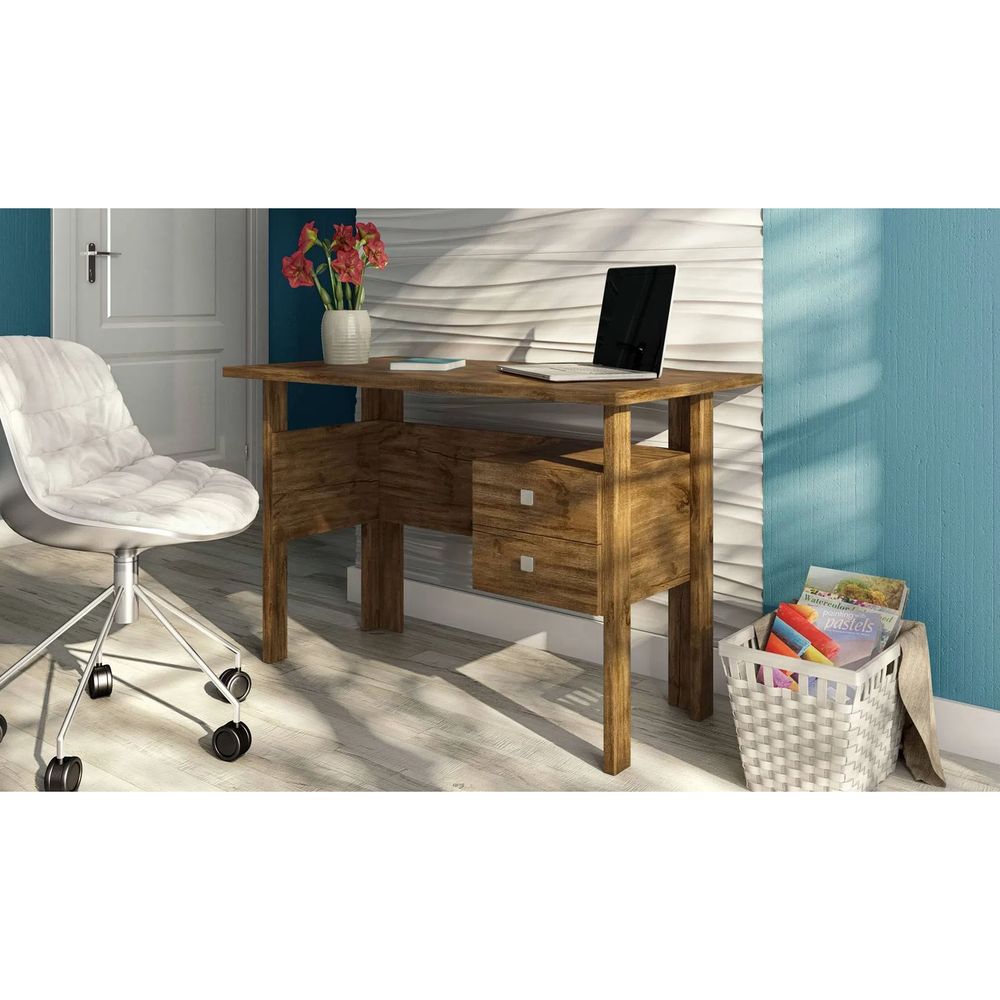 Escrivaninha-Inove-2-Gavetas-em-MDF-cor-Nobre-115-cm---24953