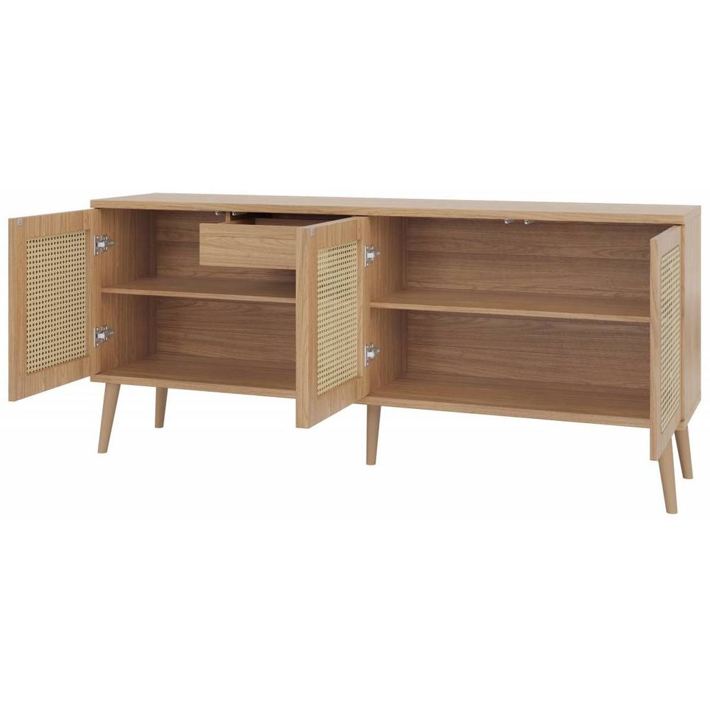 Balcao-Future-TB317-4-Portas-Tela-Palha-e-MDF-cor-Freijo-180-cm---71866