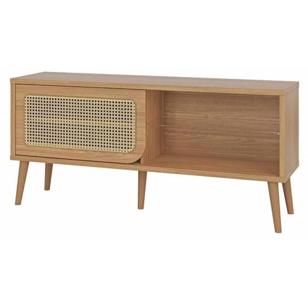 Rack-Nature-1-Porta-Tela-Palha-Estrutura-MDF-cor-Freijo-135-cm---72167