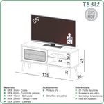 RackNature1PortaTelaPalhaEstruturaMDFcorFreijo135cm72167