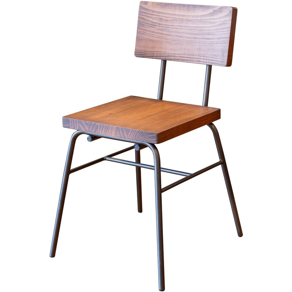 Cadeira-Lounge-em-Madeira-cor-Walnut-com-Base-em-Aco-Grafite---72081