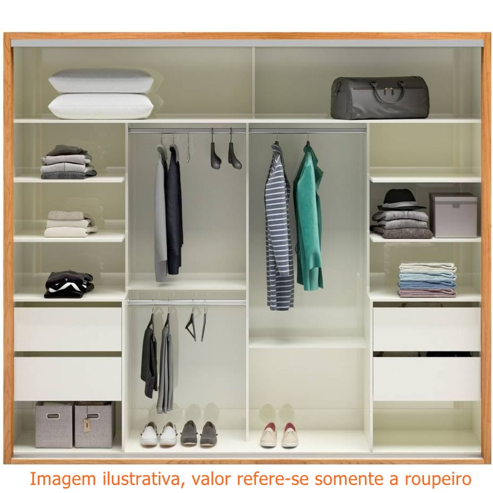 Roupeiro-Alexandria-2-Portas-Estrutura-em-Off-White-cor-Freijo-e-Off-White-267-cm---56341