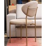 CadeiraChoicesemBracoLinhoCinzaClarocomBaseAcoGoldMetalizado71340