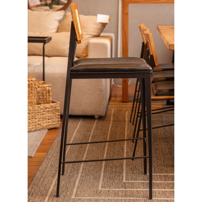 BanquetaMittalAssentoCourinoPretoeEncostoemPalhaSextavada97cm67757