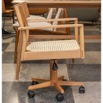 CadeiraOfficeOrlaTelaSextavadaNaturaleMadeiraMelcomBaseRodizio71999