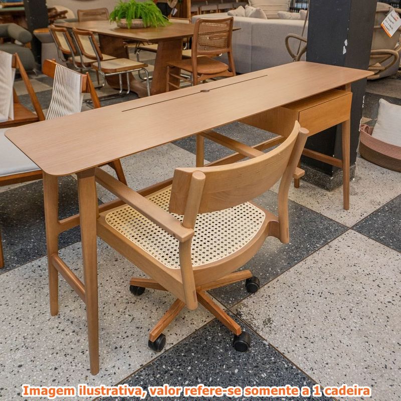 CadeiraOfficeOrlaTelaSextavadaNaturaleMadeiraMelcomBaseRodizio71999