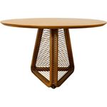 MesadeJantarCossRedondaTampoCedrocomBaseCedroeCordaCanela120cm72682