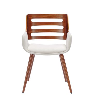 Cadeira Rute Linho Cru Base Madeira - 72881