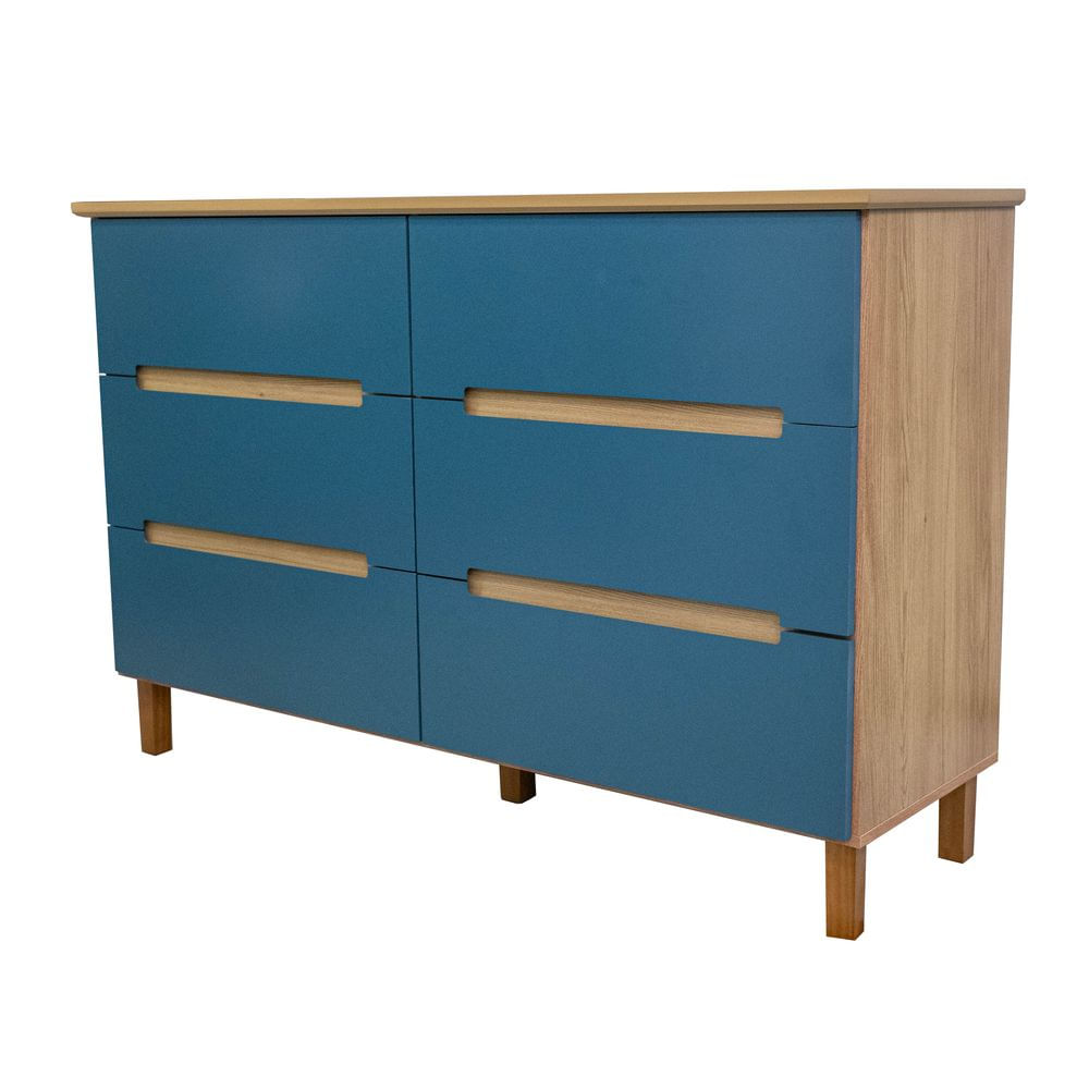Comoda-Logan-6-Gavetas-em-MDF-cor-Olmo-e-Azul-136-cm---72415