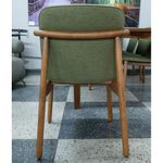 CadeiraGuanabaraAssentoTecidoVerdecomBaseMadeiraCastanho72455