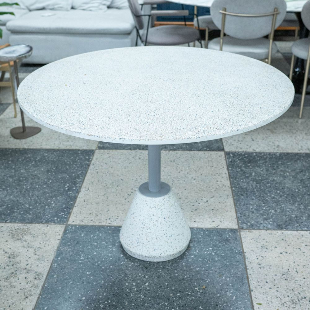 Mesa-Jantar-Minuito-Tampo-e-Base-Granilite-Branco-com-Haste-Cinza-100-cm---72745