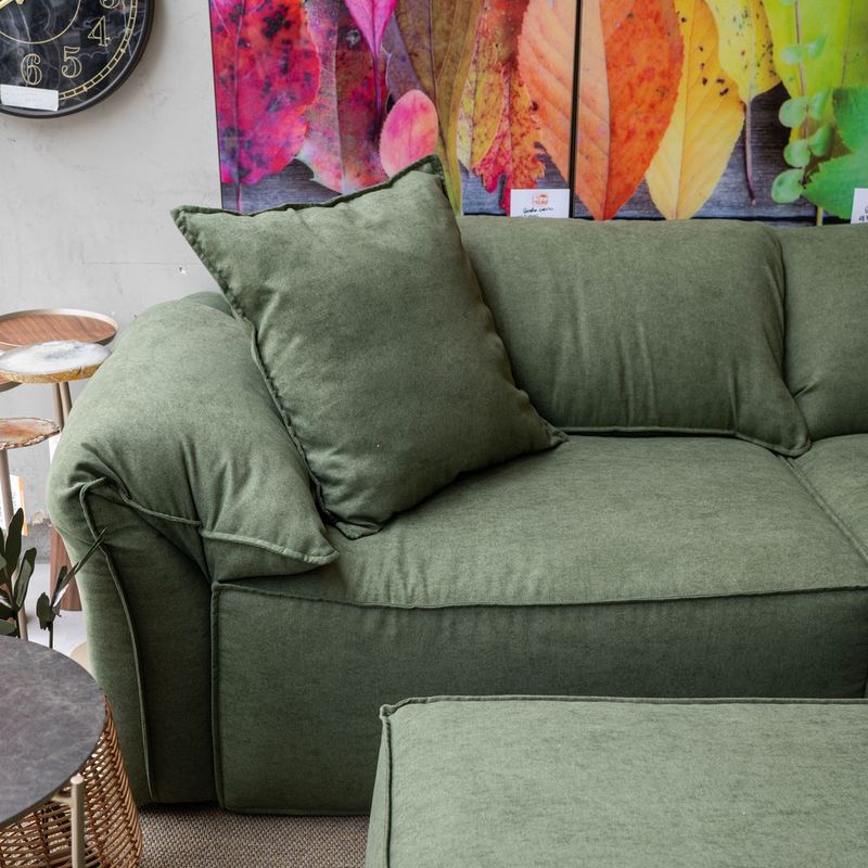 SofaCosmopolitanEstofadoemTecidoVerdecomPesMadeiraMacica240cm73023