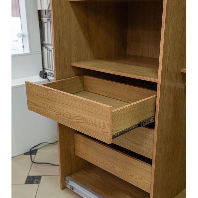 RoupeiroTrentino2PortasMDFcorOlmoeVerdecom1PortaEspelhada240cm73027