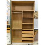 RoupeiroTrentino2PortasMDFcorOlmoeVerdecom1PortaEspelhada240cm73027