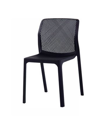 Kit 04 Cadeiras Capri Polipropileno Preta - 73102