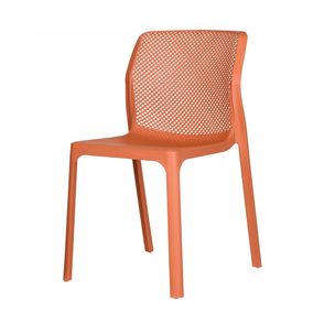 Kit 04 Cadeiras Capri Polipropileno Terracota - 73106