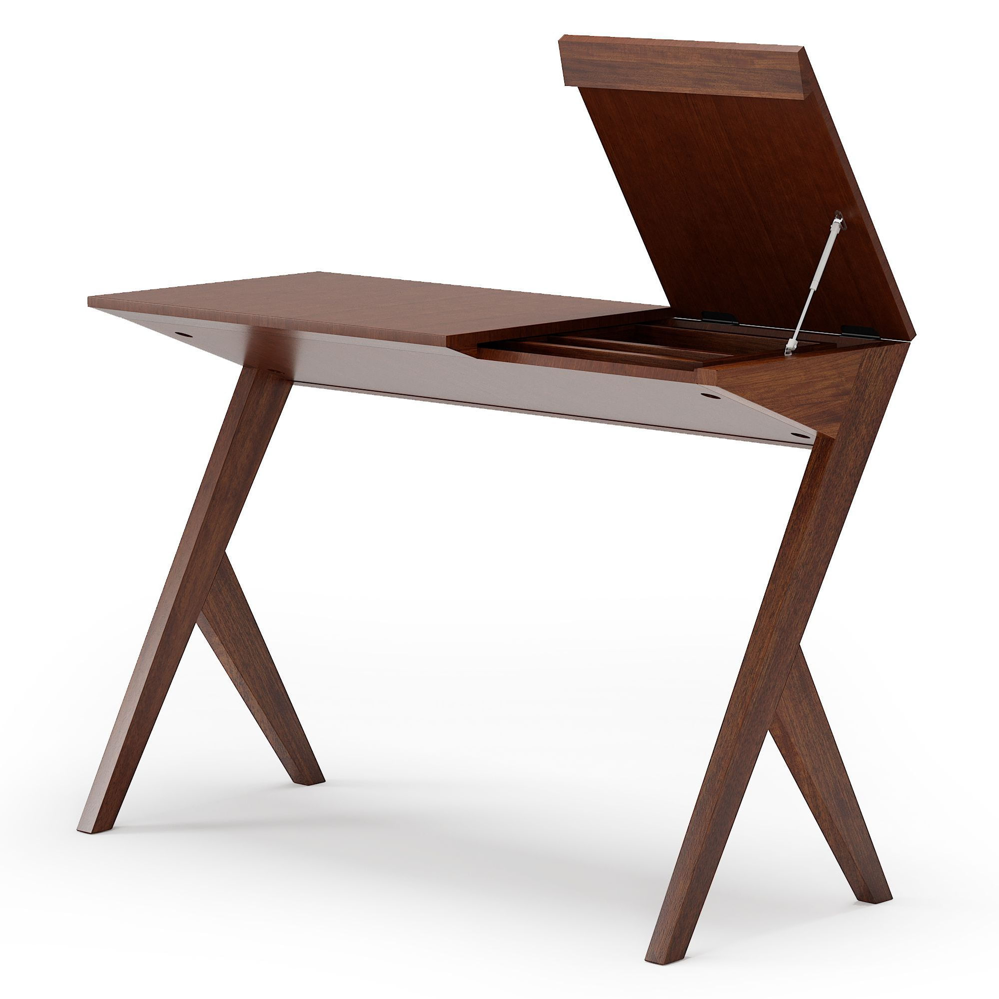 Escrivaninha-Slim-com-Divisoria-Interna-cor-Castanho-109-cm---59055