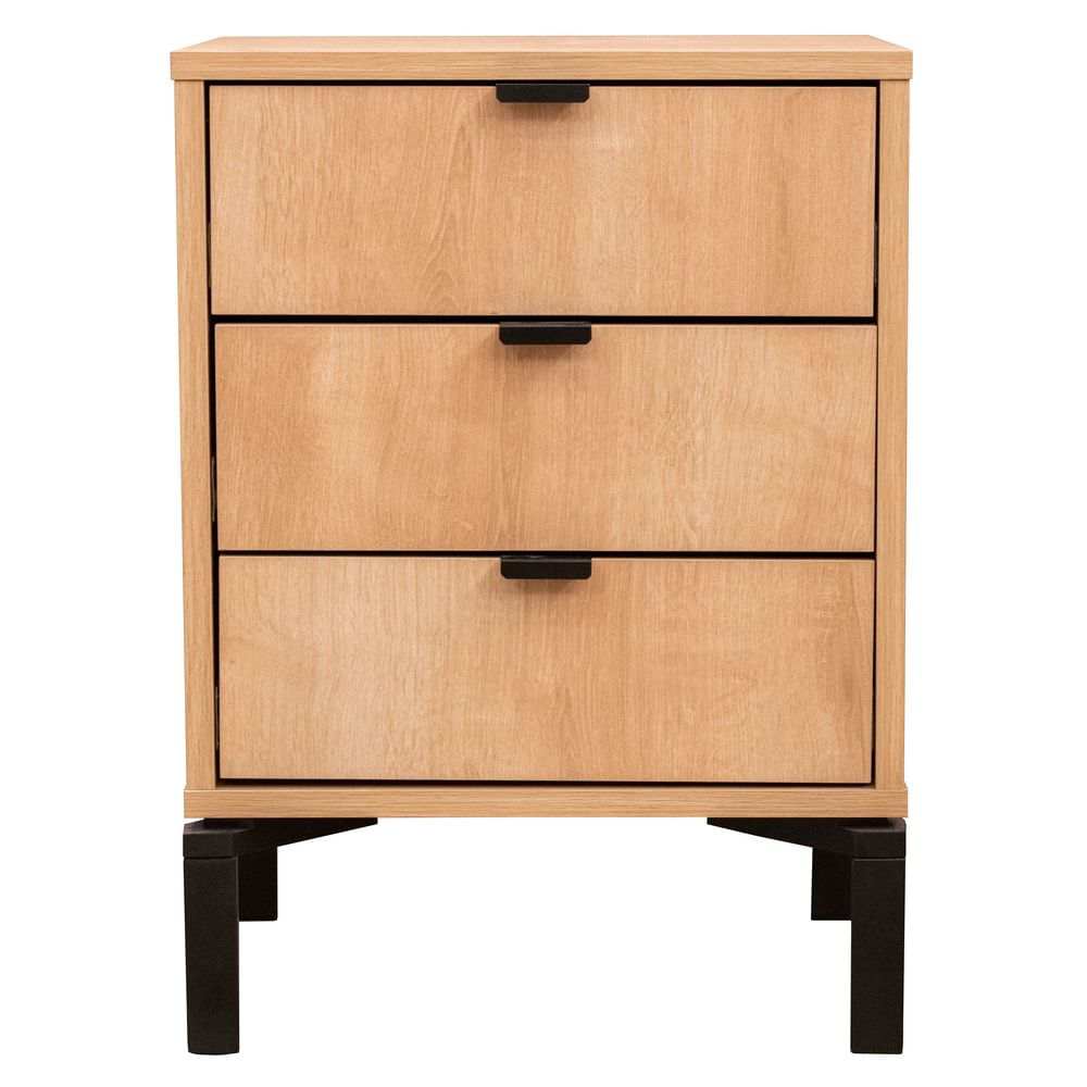 Mesa-de-Cabeceira-Morgan-3-Gavetas-MDP-cor-Amadeirado-Pes-Pretos-55-cm---67165