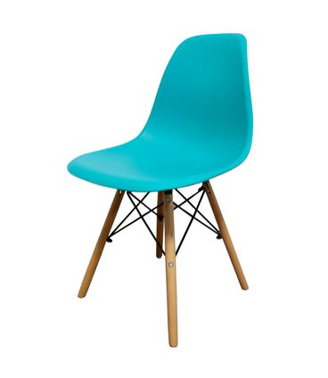 Kit 04 Cadeiras Eames Eiffel PP Tifanny Base Madeira - 73128