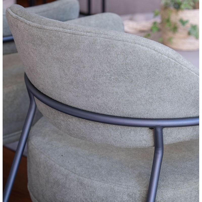 PoltronaJurereEstofadaTecidoVerdecomBaseemAcoGrafite72989