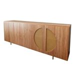 BuffetOkka4PortasTelaSextavadacorNativecomPesDourado200cm72870