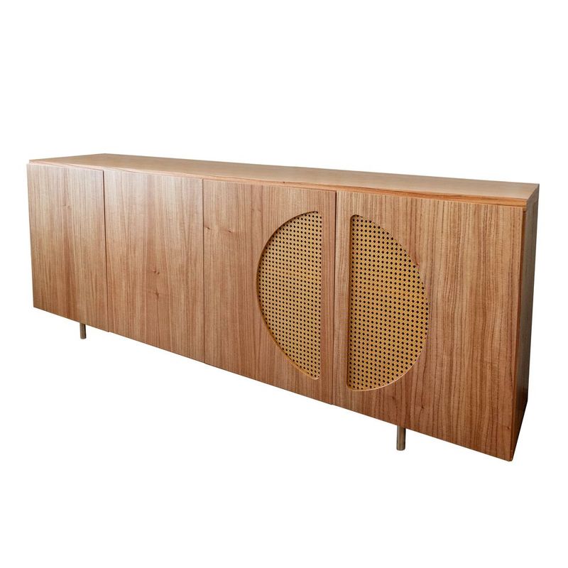 BuffetOkka4PortasTelaSextavadacorNativecomPesDourado200cm72870