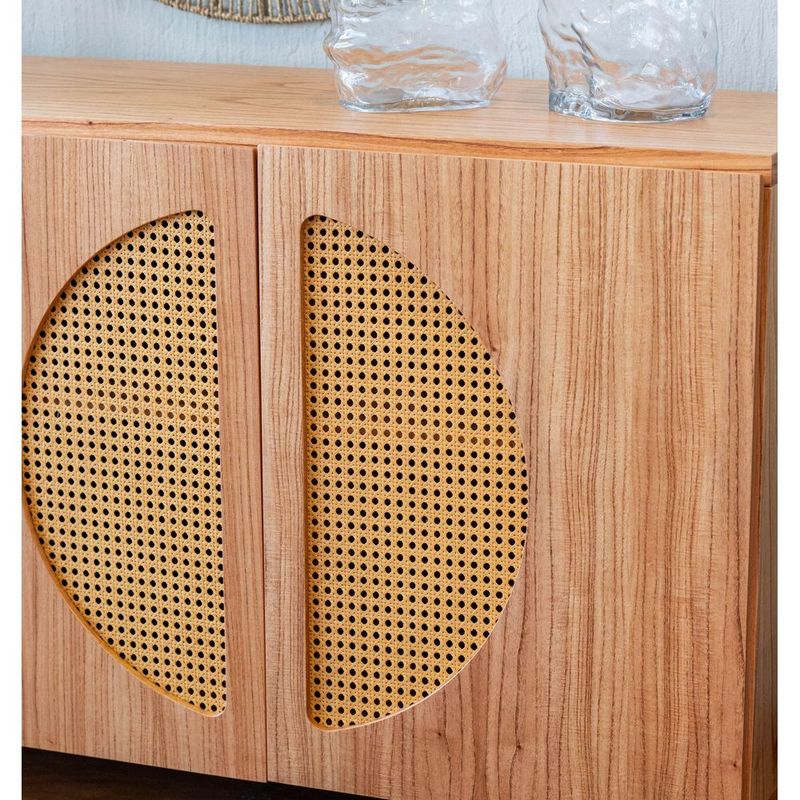 BuffetOkka4PortasTelaSextavadacorNativecomPesDourado200cm72870