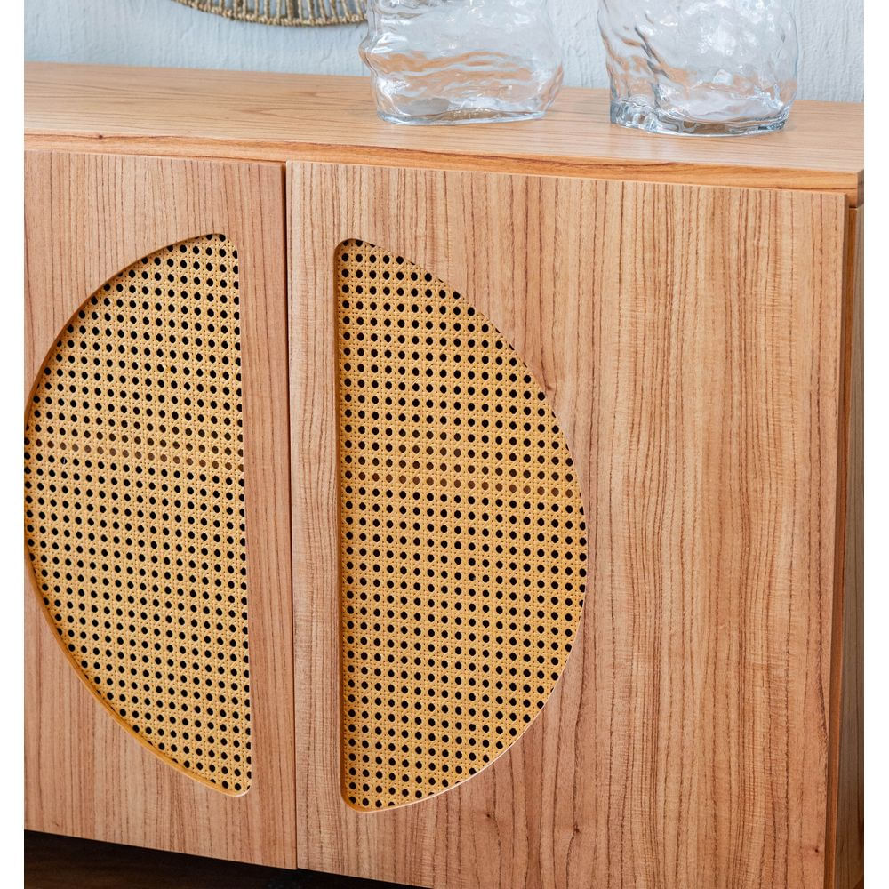 Buffet-Okka-4-Portas-Tela-Sextavada-cor-Native-com-Pes-Dourado-200-cm---72870
