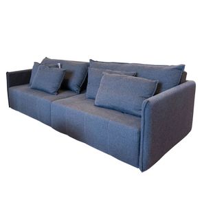 Sofa Retratil Carmin 3 Lugares Tecido Linho Grafite 256 cm - 73232