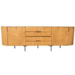 BuffetMumbai2Portas4GavetascorCarvalhocomVidroOffWhiteePesGrafite240cm64525