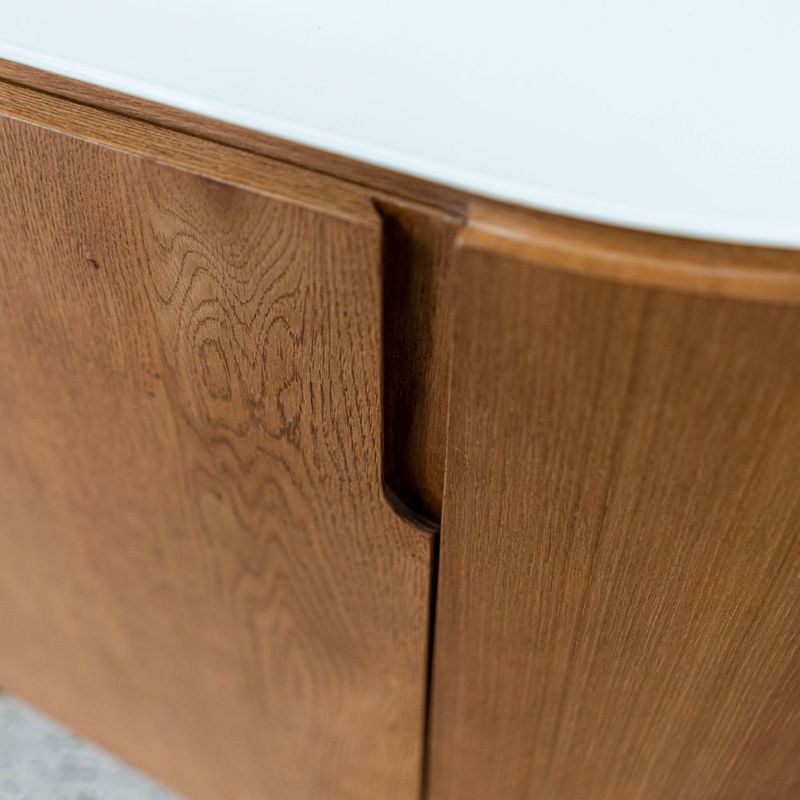 BuffetMumbai2Portas4GavetascorCarvalhocomVidroOffWhiteePesGrafite240cm64525