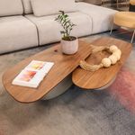 MesadeCentroOmegaAltaLaminadaNogueiracomBaseChampagne138cm72651