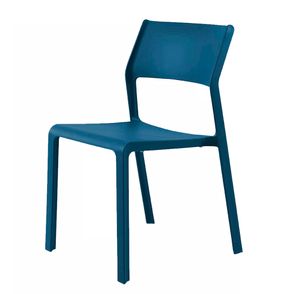 Kit 04 Cadeiras Mykonos Polipropileno Azul Marinho - 73347
