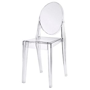 Kit 04 Cadeiras Louis Ghost Sem Braço Transparente - 73423