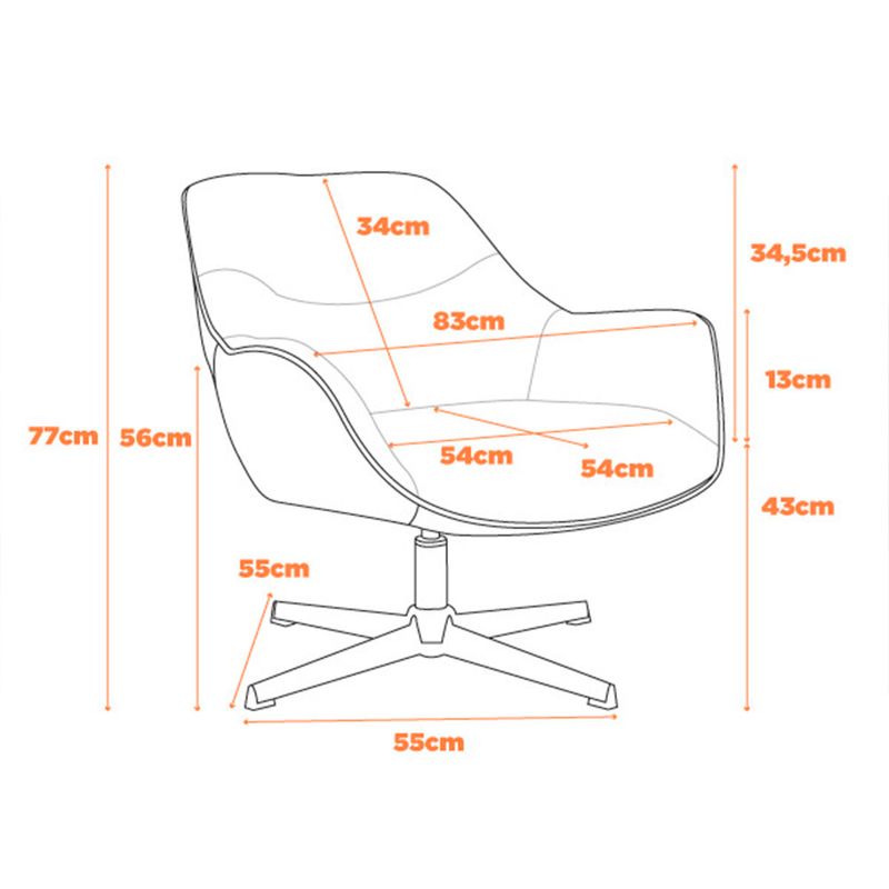 PoltronaLouverGiratoriaNudeBaseAco73485