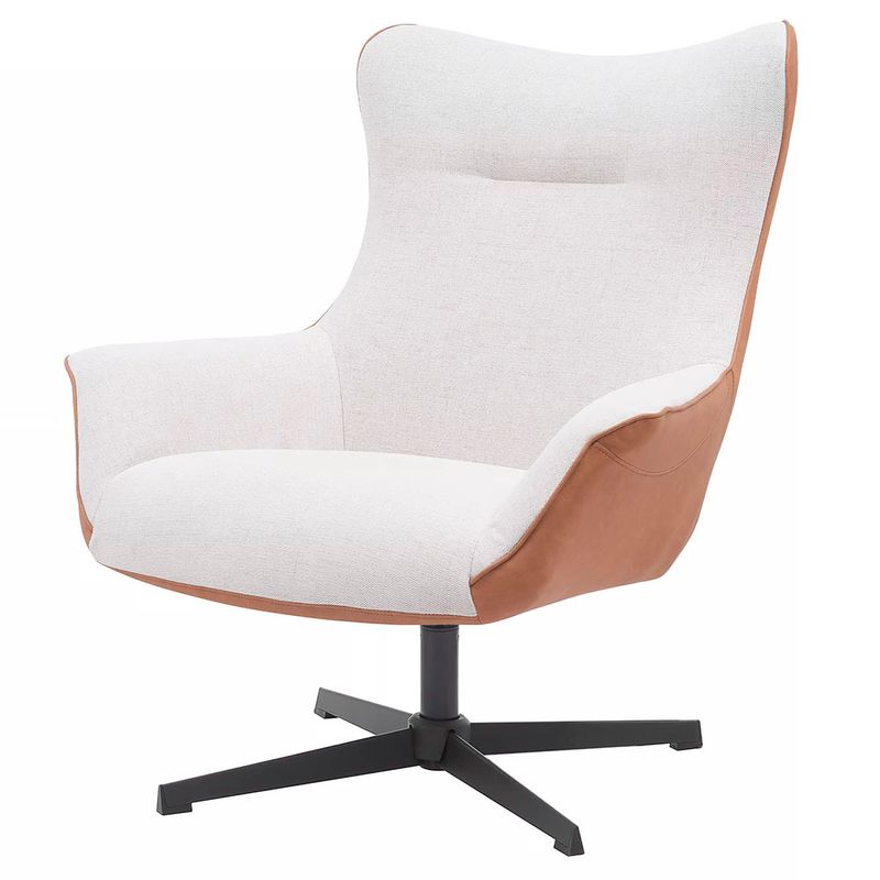 PoltronaMetropolitanGiratoriaNudeCarameloBaseAco73486