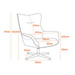 PoltronaMetropolitanGiratoriaNudeCarameloBaseAco73486