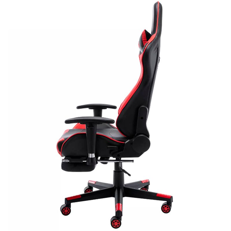 CadeiraGamerMVPCorinoPretoeVermelhoBaseNylon73490