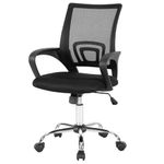 CadeiraOfficeManchesterTelaPretaBaseCromada62612