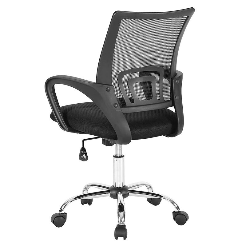 CadeiraOfficeManchesterTelaPretaBaseCromada62612
