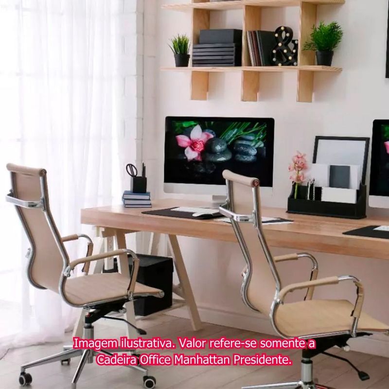 CadeiraManhattanPresidenteCourinoFendiBaseCromada56936