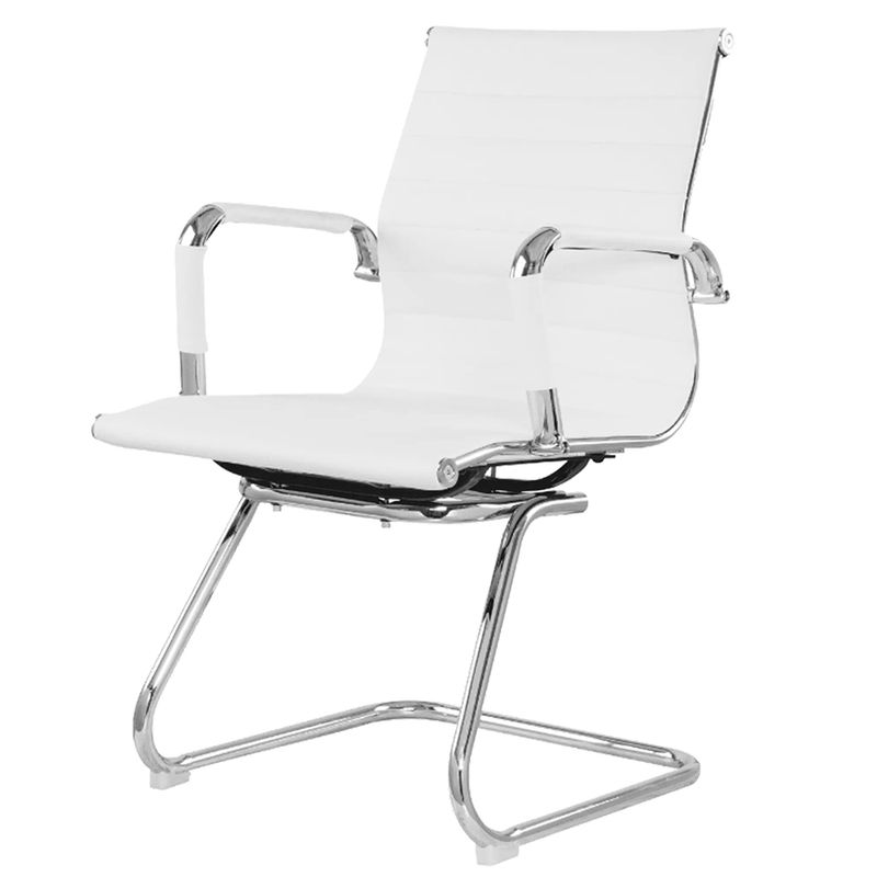 CadeiraManhattanFixaCourinoBrancaBaseCromada73542